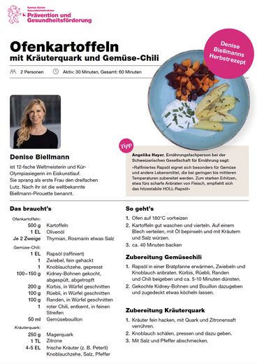Herbstrezept Denise Biellmann
